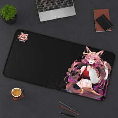 Kasuga - Cute werewolf anime girl 32"x16" XL Mouse Pad/Desk Mat