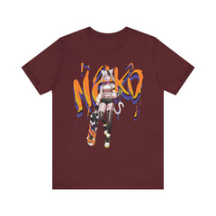 Tori - Orange tornado - Neko skater anime girl Unisex T-shirt