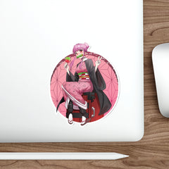 Budo cosplaying as Nezuko - cute waifu Die-Cut Sticker