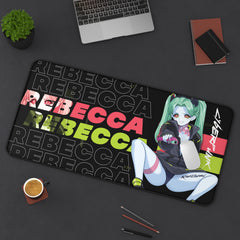 Rebecca - Cyberpunk Anime Girl XL Mouse Pad / Desk Mat