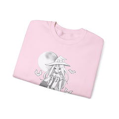 Yuuki B&W anime witch unisex Sweatshirt