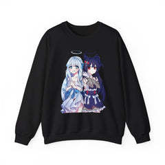 Saidah and Laylah - Dark and Light Angel Twins Unisex Sweatshirt