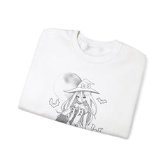 Yuuki B&W anime witch unisex Sweatshirt