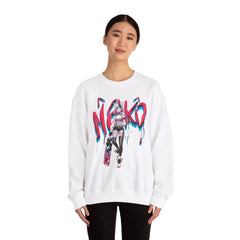 Tori - Trippy Watermelon - Neko skater anime girl Unisex Sweatshirt