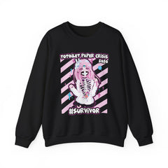 Maaya Creepy Cute anime Toilet Paper Crisis Unisex Sweatshirt