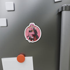 Budo Cosplaying as Nezuko - Cute Waifu Kiss-Cut Magnets