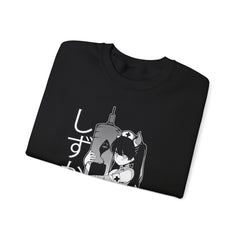 Shizuka B&W V2 anime nurse unisex Sweatshirt