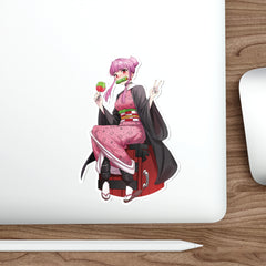 Budo cosplaying as Nezuko - Full - cute waifu Die-Cut Sticker