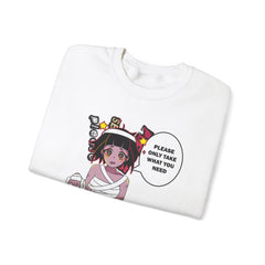 Toilet Paper Chan Unisex Sweatshirt