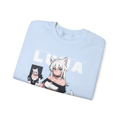 Luna - Wolf anime girl - werewolf Sweatshirt