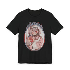 Hitomi creepy anime nurse unisexT-shirt