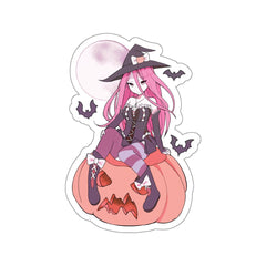 Yuuki Kawaii Witch Cute Anime Girl Die-Cut Sticker