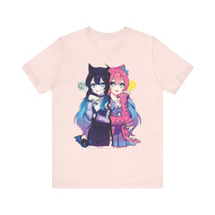 Helena and Helana Kawaii Anime Vampire Twins Unisex T-shirt