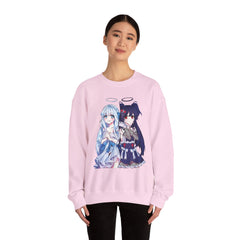 Saidah and Laylah - Dark and Light Angel Twins Unisex Sweatshirt