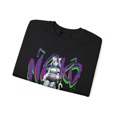 Tori - Lethal Purple - Neko skater anime girl Unisex Sweatshirt