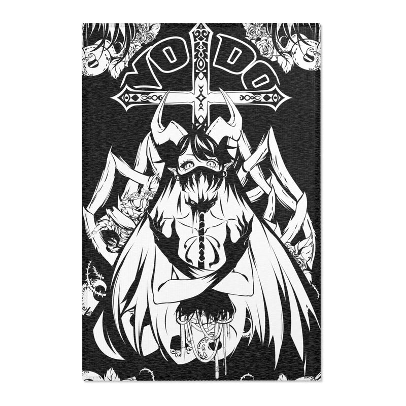 Voido - Dark gothic anime girl Area Rug