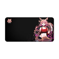 Kasuga - Cute werewolf anime girl 32"x16" XL Mouse Pad/Desk Mat