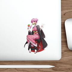 Budo cosplaying as Nezuko - Full - cute waifu Die-Cut Sticker