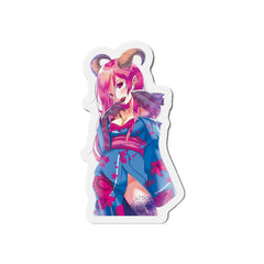 Oni-Hime Hentai Demon Kawaii Anime Girl Kiss-Cut Magnets