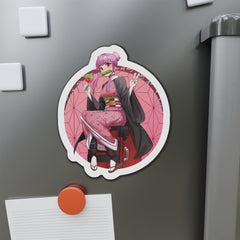 Budo Cosplaying as Nezuko - Cute Waifu Kiss-Cut Magnets