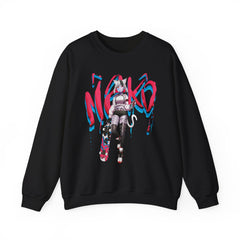 Tori - Trippy Watermelon - Neko skater anime girl Unisex Sweatshirt