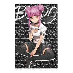 Budo 0% transformation - Sad gothic anime girl Area Rug