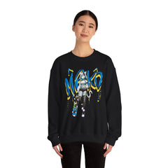 Tori - Icy blue raspberry - Neko skater anime girl Unisex Sweatshirt