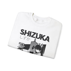 Shizuka cute anime nurse B&W Sweatshirt