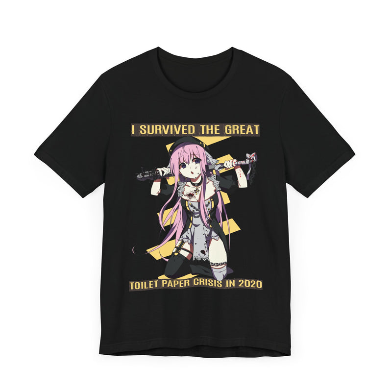 Lucille Toilet Paper Crisis Survivor Yellow V2 Sexy Bad Anime Nun Unisex T-shirt