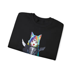 Niji neko anime girl Unisex Sweatshirt