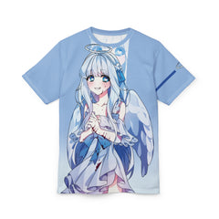 Saidah - Creepy Guilty Angel Anime Girl Unisex AOP Cut & Sew Tee