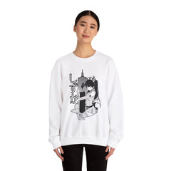 Shizuka B&W V2 anime nurse unisex Sweatshirt