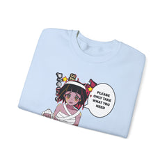 Toilet Paper Chan Unisex Sweatshirt