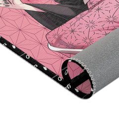 Budo - Nezuko cosplay - kawaii anime girl Area Rug