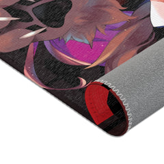 Kasuga - Creepy cute werewolf anime girl Area Rug