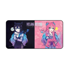 Helena and Helana Kawaii Anime Girls Vampire Twin 32"x16" XL Mouse Pad / Desk Mat