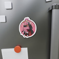 Budo Cosplaying as Nezuko - Cute Waifu Kiss-Cut Magnets