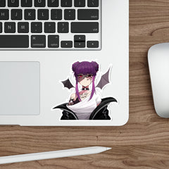 Budo V3 Sad Monster Anime Girl Die-Cut Sticker