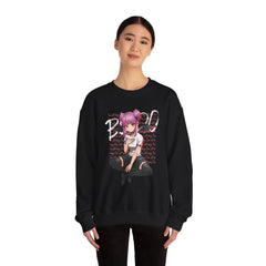 Budo 0% Transformation sad anime girl Unisex Sweatshirt