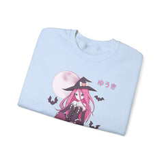 Yuuki cute anime witch unisex Sweatshirt