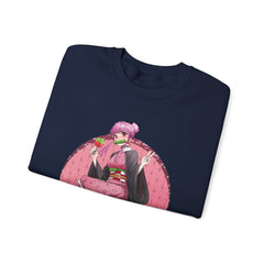 Budo cosplaying as Nezuko - cute anime girl Unisex Sweatshirt