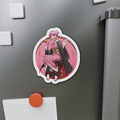 Budo Cosplaying as Nezuko - Cute Waifu Kiss-Cut Magnets