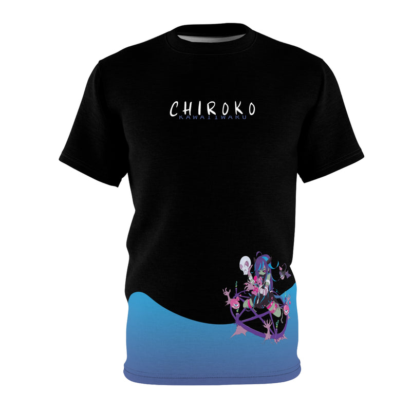 Chiroko V2 - Creepy cute pastelgoth necromancer Anime Girl Unisex AOP Cut & Sew T-shirt