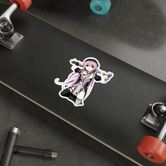 Lucille Sexy Bad Anime Nun Die-Cut Sticker