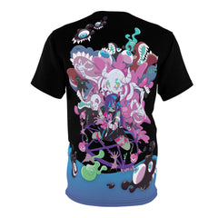 Chiroko V2 - Creepy cute pastelgoth necromancer Anime Girl Unisex AOP Cut & Sew T-shirt