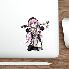 Lucille Sexy Bad Anime Nun Die-Cut Sticker