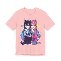 Helena and Helana Kawaii Anime Vampire Twins Unisex T-shirt