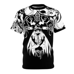 Voido gothic anime Unisex AOP Cut & Sew T-shirt