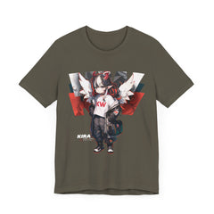 Kira - Angel demon elf cyberpunk cute anime girl Unisex T-shirt