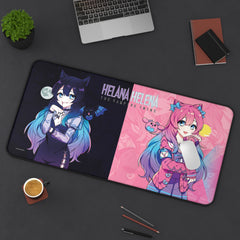 Helena and Helana Kawaii Anime Girls Vampire Twin 32"x16" XL Mouse Pad / Desk Mat